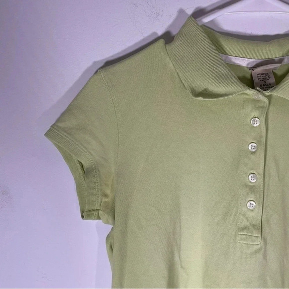 L.L. Bean Women’s Polo Shirt Lime Green Size Small - Picture 7 of 7